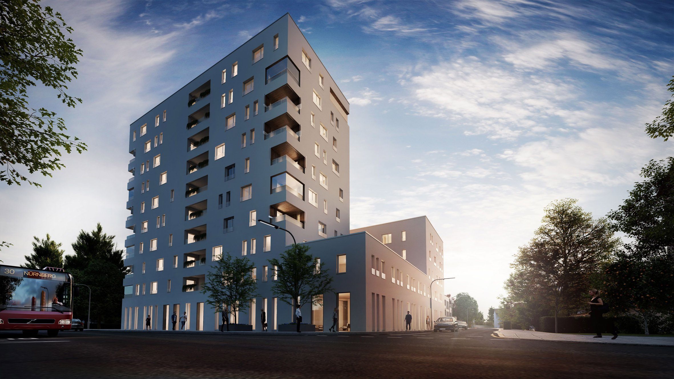Erlangen - Neubauprojekt Gebbertstraße 125- Copyright Schultheiss Projektentwicklung AG